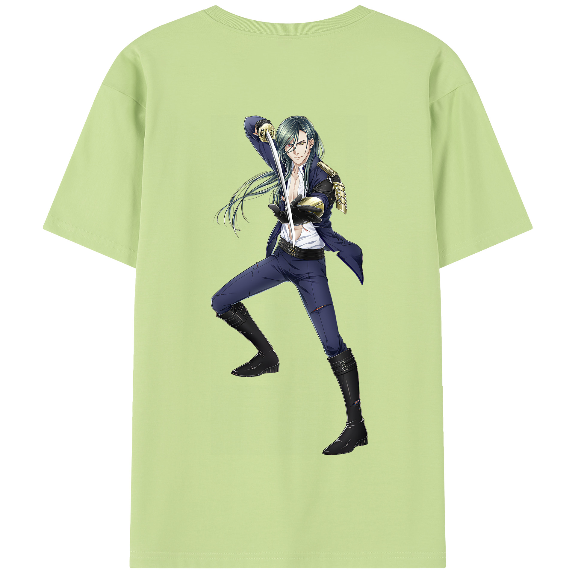 （画像用） 刀剣乱舞 Touken Ranbu 綿100％半袖Tシャツ（背面プリント）